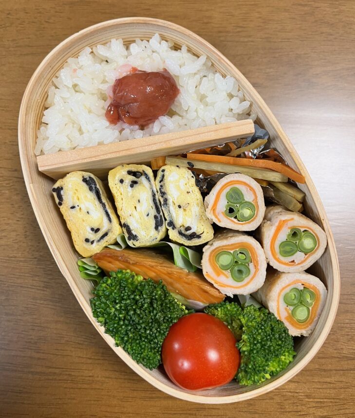 渡辺さんのお弁当を真似て作ったお弁当(2012.10.2)
