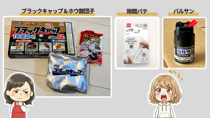 一人暮らしで使うゴキブリ対策グッズ一覧