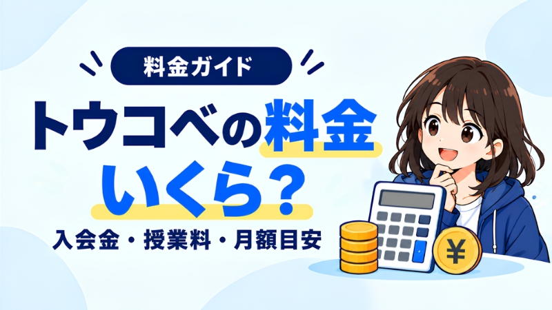 トウコベの料金はいくら？入会金・授業料・月額の目安